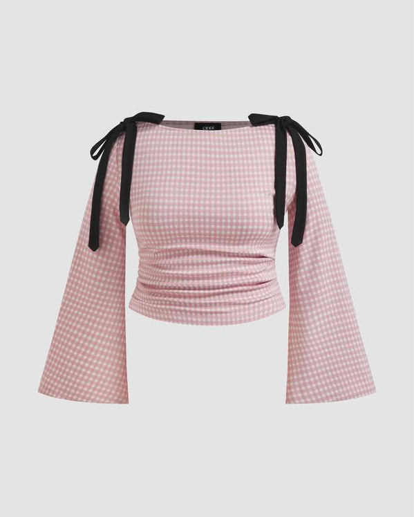 Arivette™ Gingham Belle Top