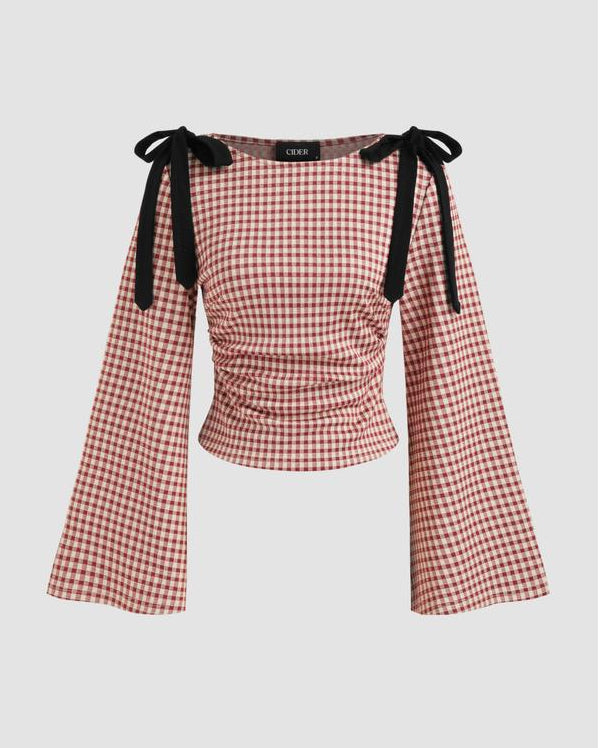 Arivette™ Gingham Belle Top